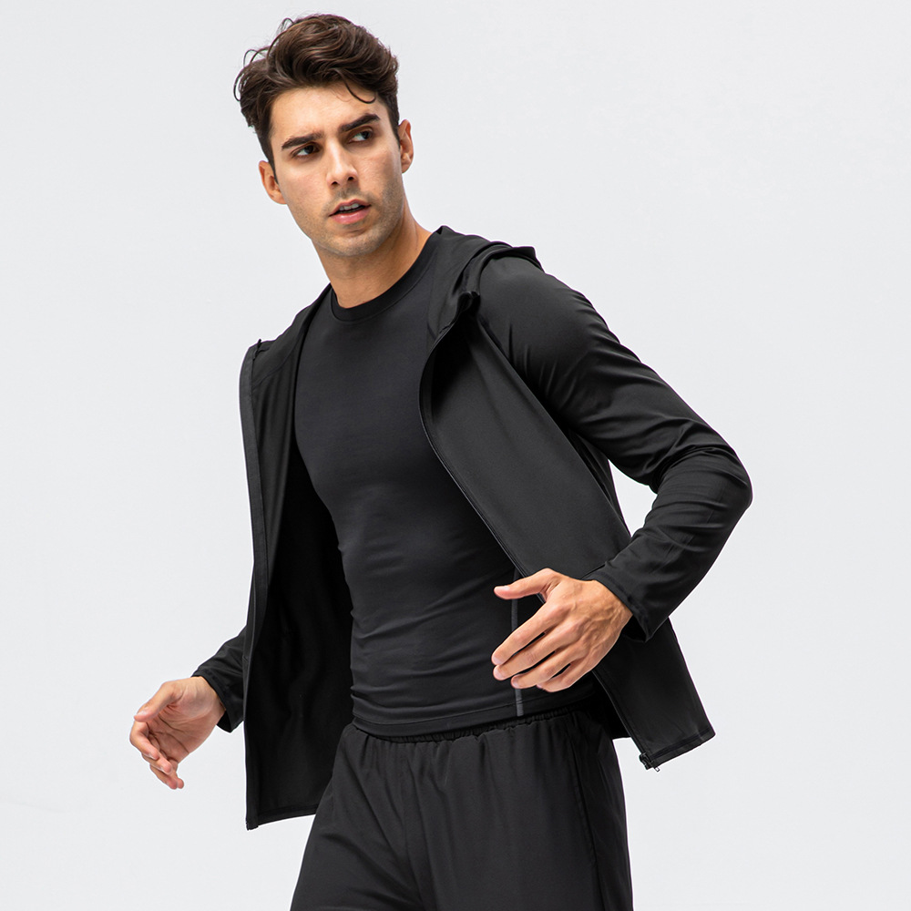 Outdoor Sport Jacket Brand - フード付きジムスポーツウェア,ランニングトレーニング用メンズスポーツウェア,ボディービル,アウトドアスポーツウェア,メンズフード付きジャケットmmaドライフィット