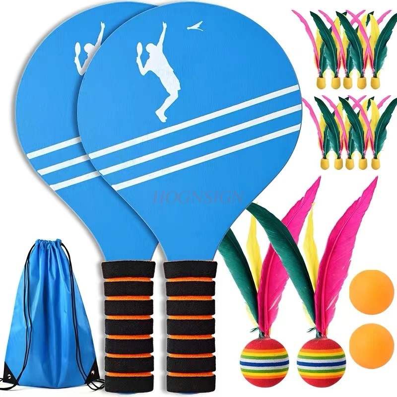 Indoor Sport And Outdoor Sports - バドミントンラケット無垢材屋内フィットネス羽根ボール子供大人フィットネス三毛ラケットバドミントンラケット