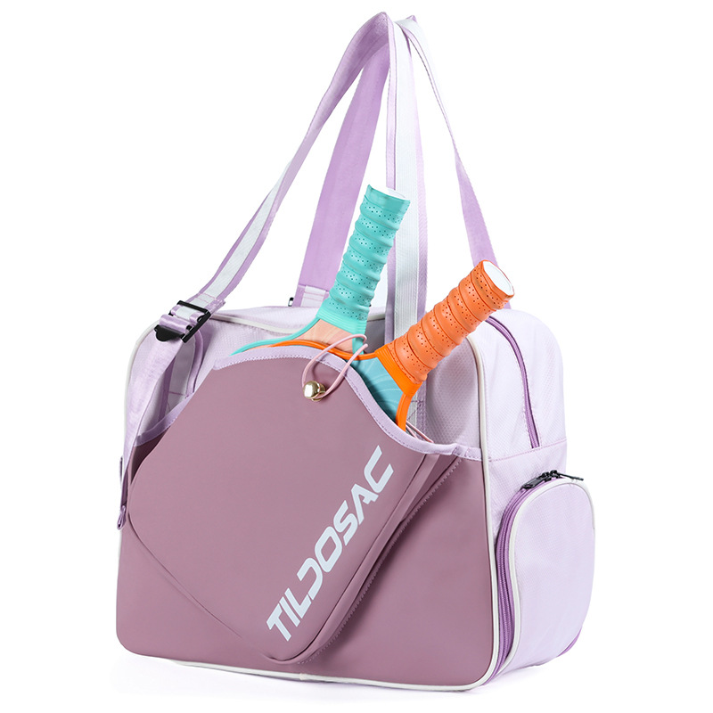 Outdoor Sport Bag - ユニセックス ピックルボールラケットバッグ 高品質シューズコンパートメント付き ピックルボールトートバッグ アウトドアスポーツ ピックルボールラケット