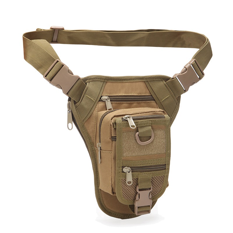 Outdoor Sport Bag - 男性と女性のためのアウトドアスポーツウエストバッグ、軍事戦術用太ももバッグ、防水登山およびサイクリング用ユーティリティバッグ