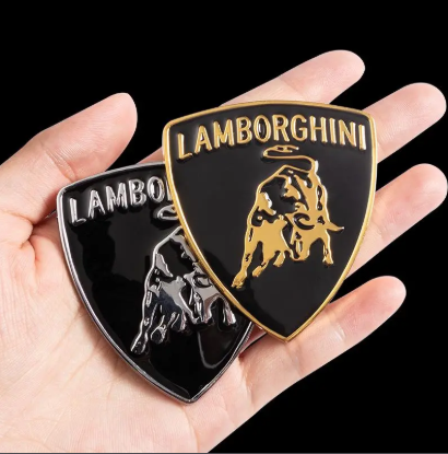 Outdoor Sport Logo - サイドウィンドウラベルスポーツステッカー金属車のロゴオートバイステッカーランボルギーニウルスウラカンアヴェンタドールプレミアムアクセサリー
