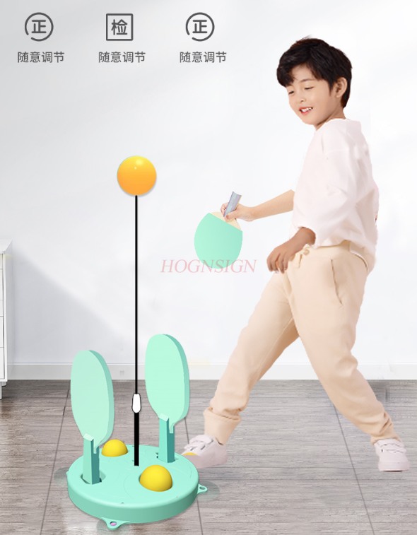 Indoor Sport And Outdoor Sports - 子供用近視予防卓球トレーナー屋内シングルおよびダブルプレイセルフトレーニングデバイス視力トレーニングテーブル