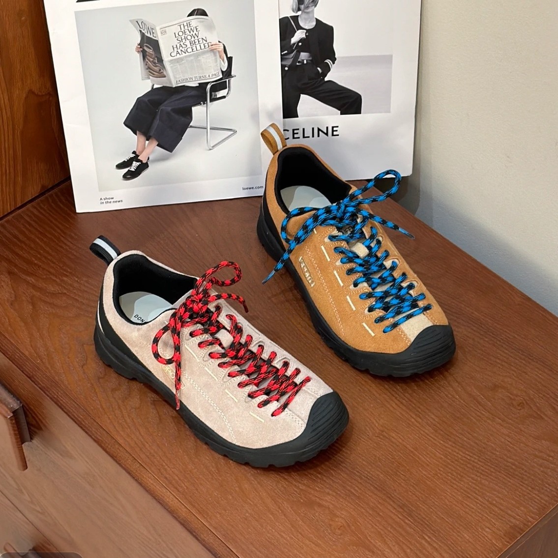 Outdoor Sports Shoes - 登山靴、レディースカラーブロックトレーニングシューズ、春の新作、アウトドア軽量カジュアルスポーツシューズ
