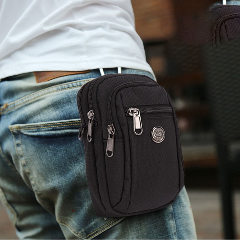 Outdoor Sport Bag - 新しい防水男性女性ウエストパックオックスフォード多機能男性ベルトバッグ小さな財布メッセンジャーファニーバッグスポーツウエストバッグ