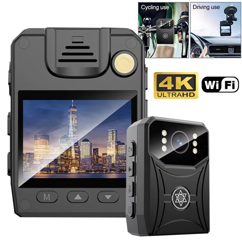 Outdoor Sport Camera - 4K ミニ警察カメラ屋外法執行レコーダー WIFI HD ビデオカメラ IR