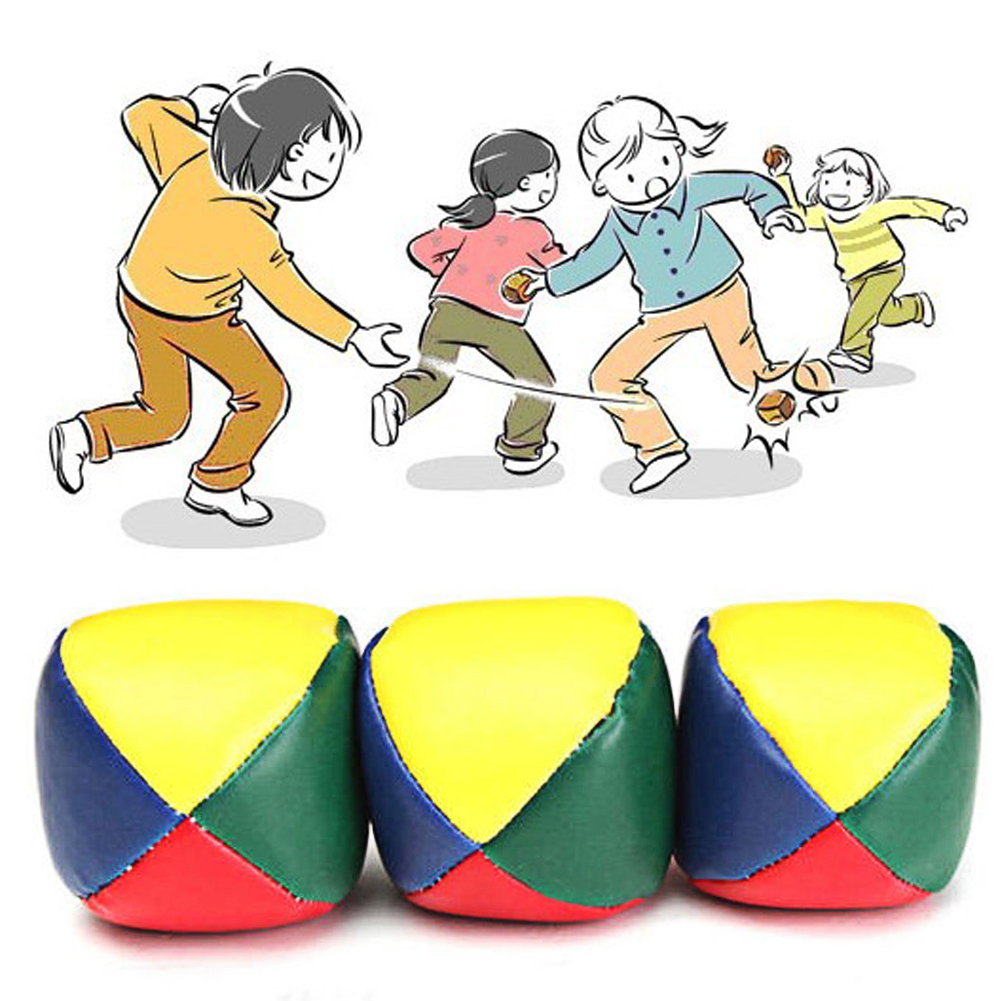 Indoor Sport And Outdoor Sports - 3 個ジャグリングボールクラシックビーンバッグ楽しいゲームスポーツおもちゃジャグルマジックサーカス初心者子供屋内屋外インタラクティブおもちゃ