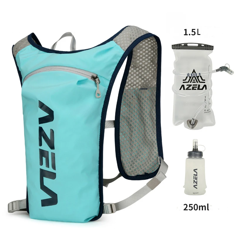 Trail Running Vest - ランニング用ハイドレーションベストバックパック、軽量ジョギングパック、1.5lウォーターブラダーバッグ、ハイキングトレイルとマラソン用デイパック、5l