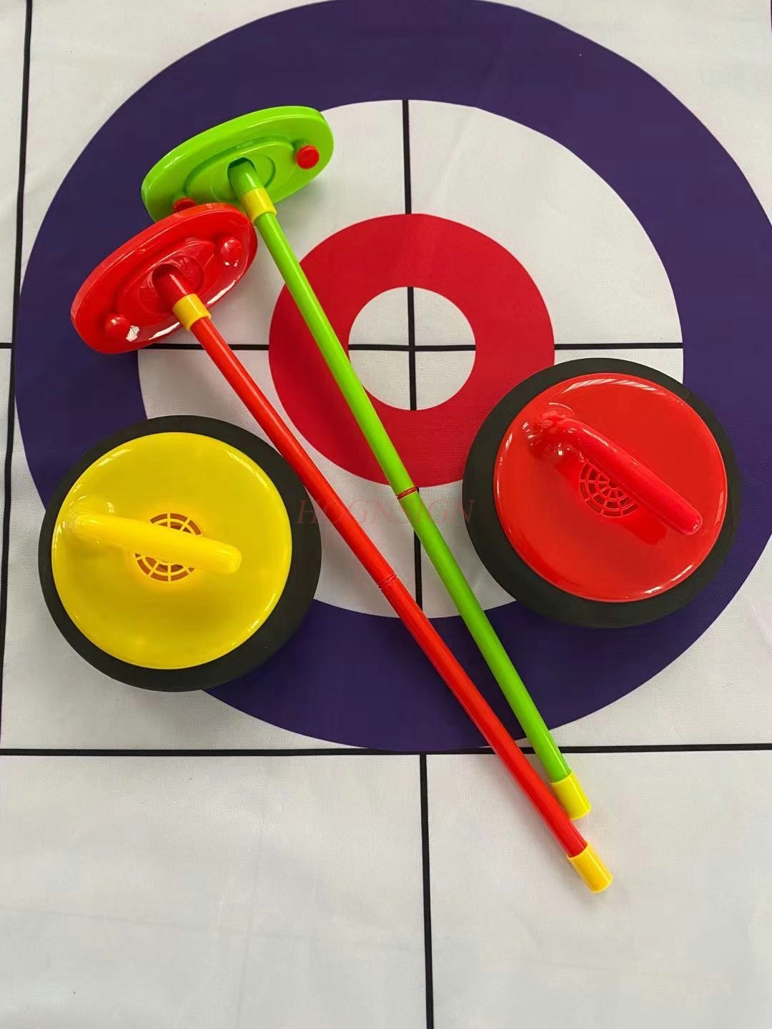 Indoor Sport And Outdoor Sports - テーブルカーリング子供用屋内テーブルゲームおもちゃドライランドアイスホッケー家族親子チームビルディングスポーツ