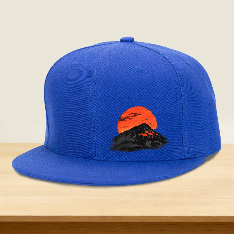 赤い夕焼けが映える日本の富士山のプリントが入ったヒップホップ - Outdoor Sport An のレビューと価格