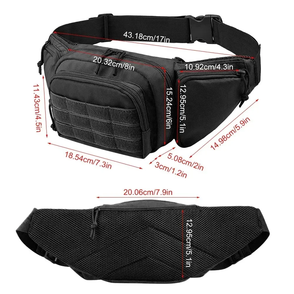 狩猟用ウエストバッグ メンズ タクティカル ファニーパック  - Outdoor Sport Bag のレビューと価格