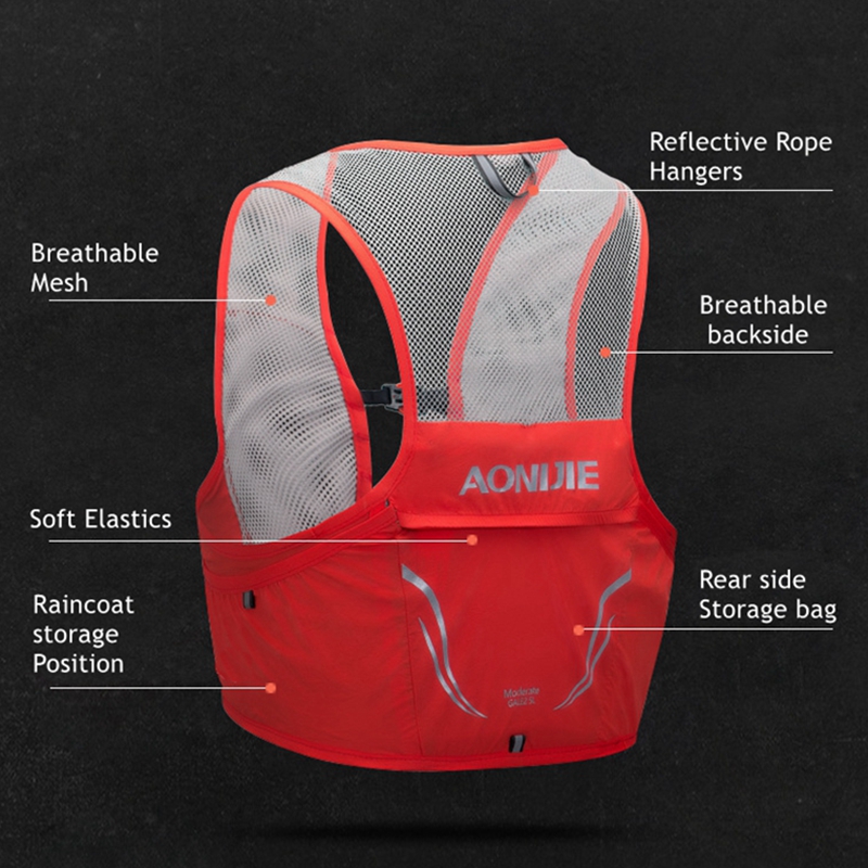 Aonijie C932軽量バックパックベストナイロン水分補 - Trail Running Vest のレビューと価格