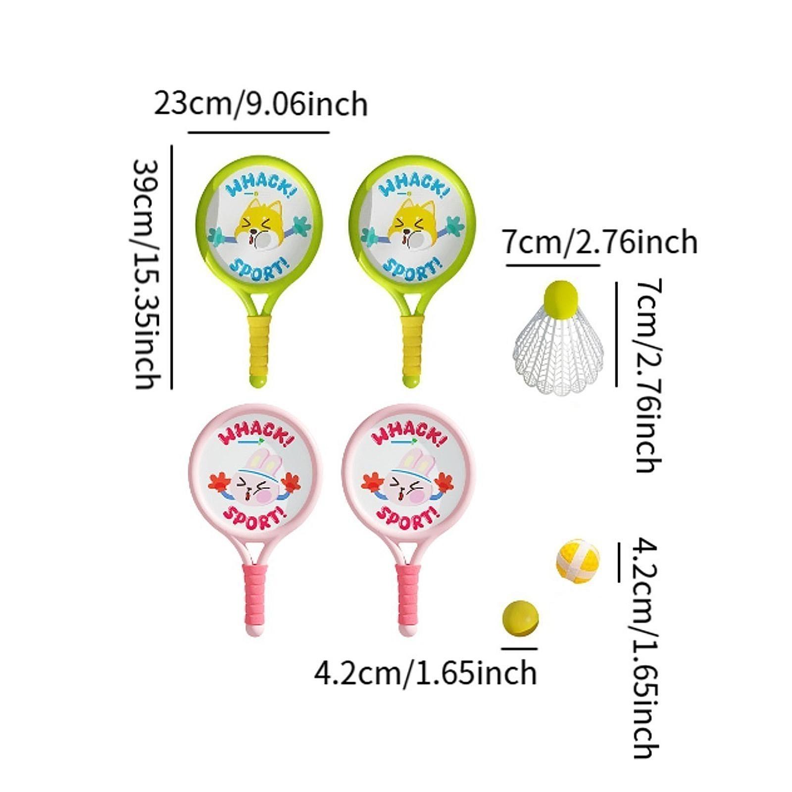 子供用バドミントンラケット2本セット、バドミントンシャトルコ - Indoor Sport And Outdoor Sports のレビューと価格