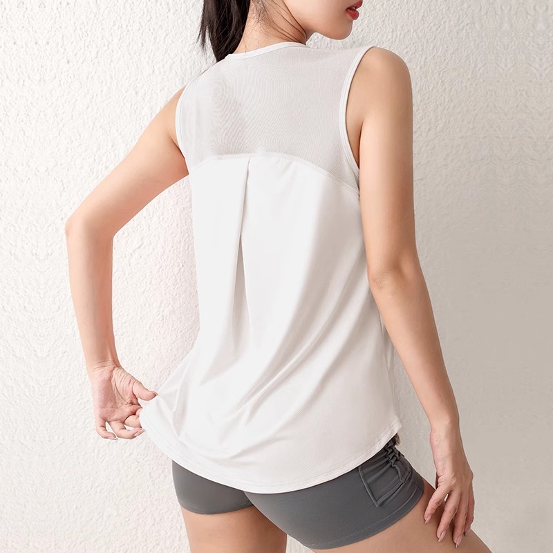 女性のルーズ速乾性スポーツタンクトップ新しいヨガトレーニング - Trail Running Vest のレビューと価格
