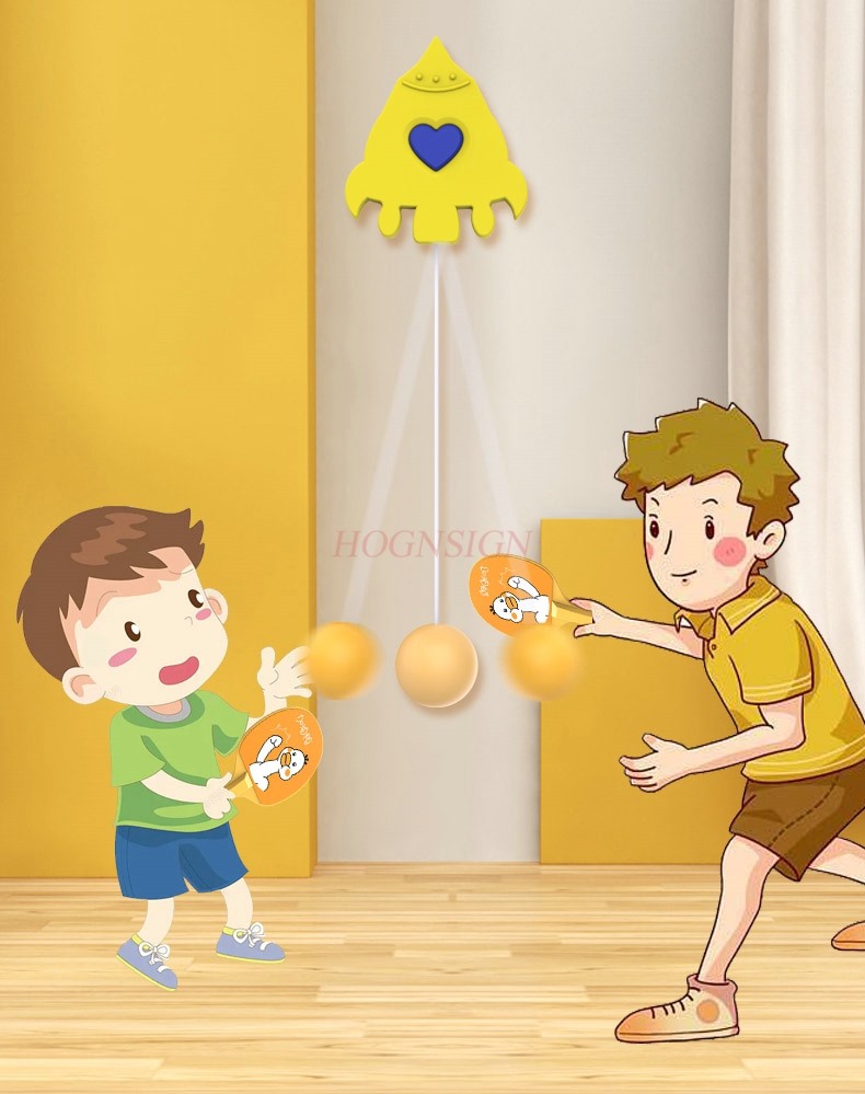 子供用ロケット卓球ハンギングトレーナー屋内親子運動矯正視力手 - Indoor Sport And Outdoor Sports のレビューと価格