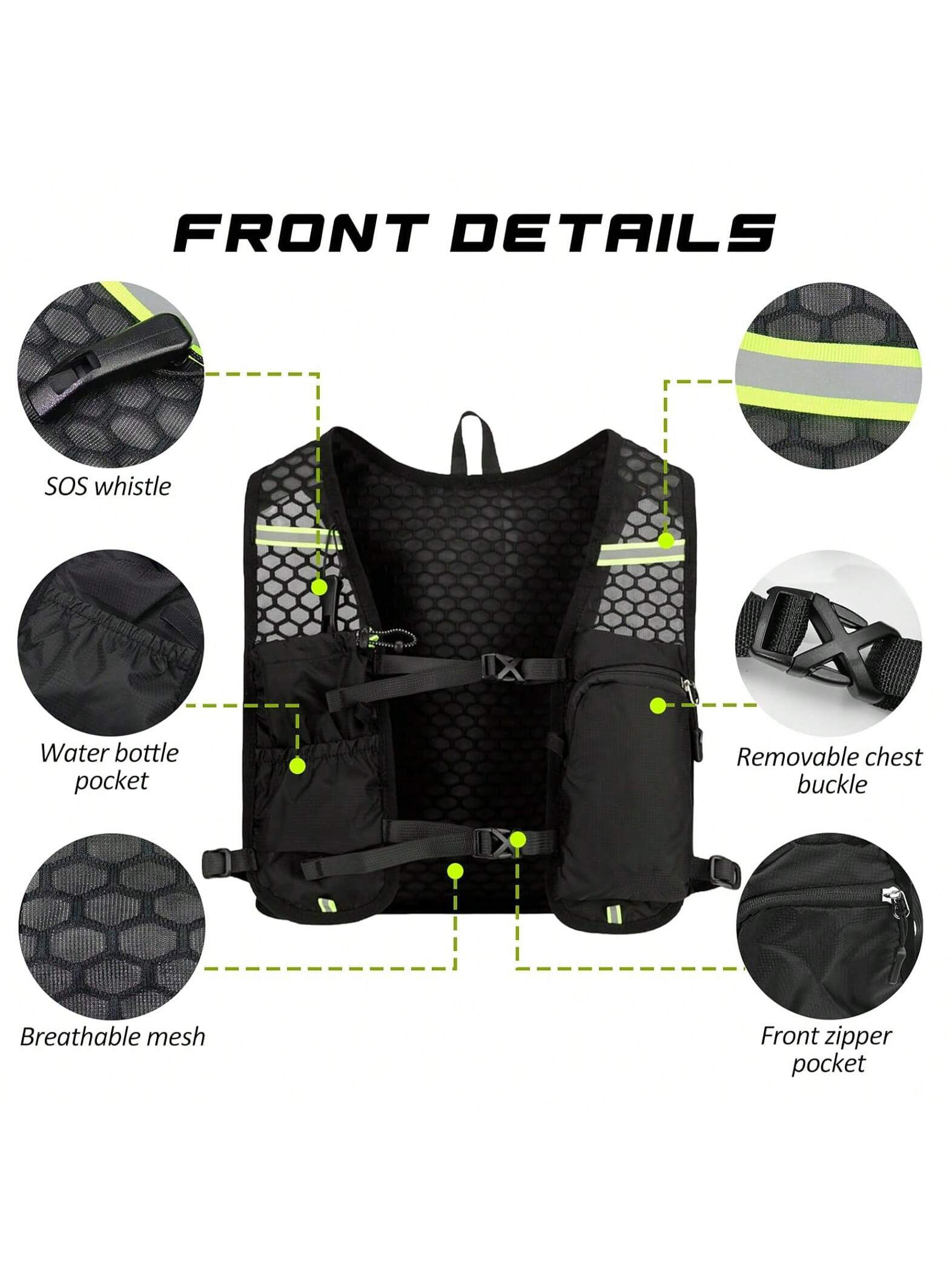 ランニングベスト ハイドレーションバックパック 2Lウォータ - Trail Running Vest のレビューと価格