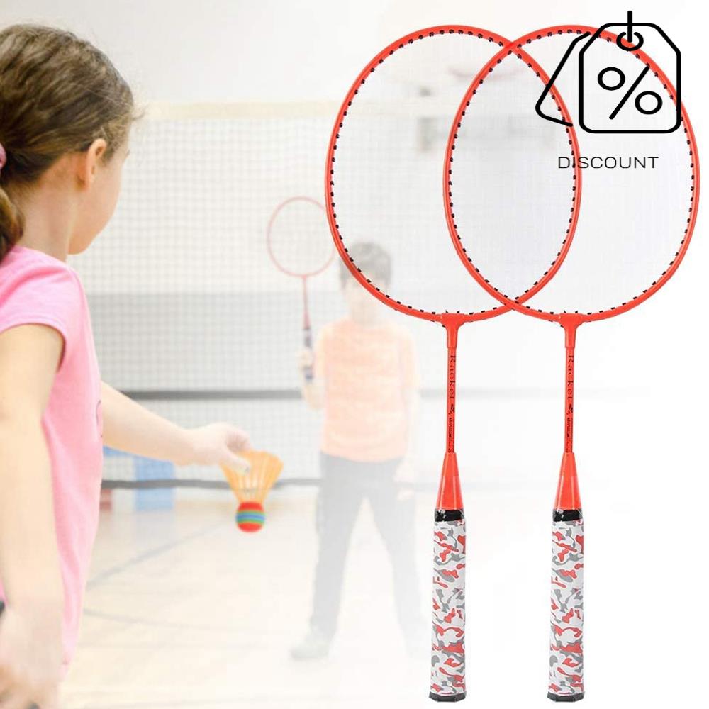子供用バドミントンラケット、シャトルコックラケットスポーツセ - Indoor Sport And Outdoor Sports のレビューと価格