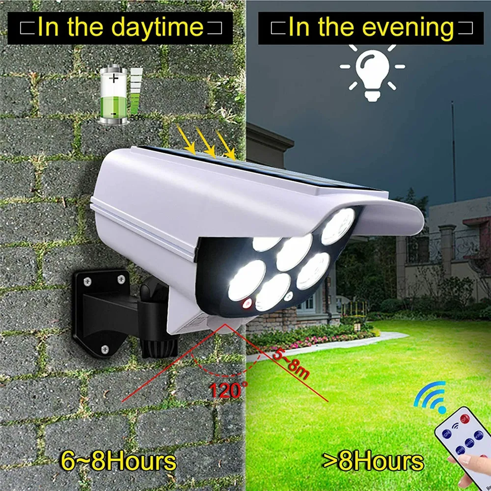 屋外ソーラーライトモーションセンサーセキュリティダミーカメラ - Outdoor Sport Camera のレビューと価格