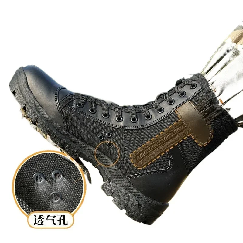 夏用メッシュ通気性トレーニングブーツ メンズハイカット安全靴 - Outdoor Sports Shoes のレビューと価格
