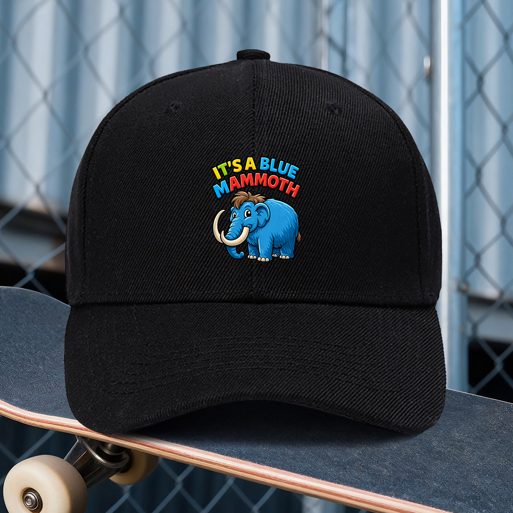 「IT's A BLUE MAMMOTH」プリント入り調節可 - Outdoor Sport An のレビューと価格