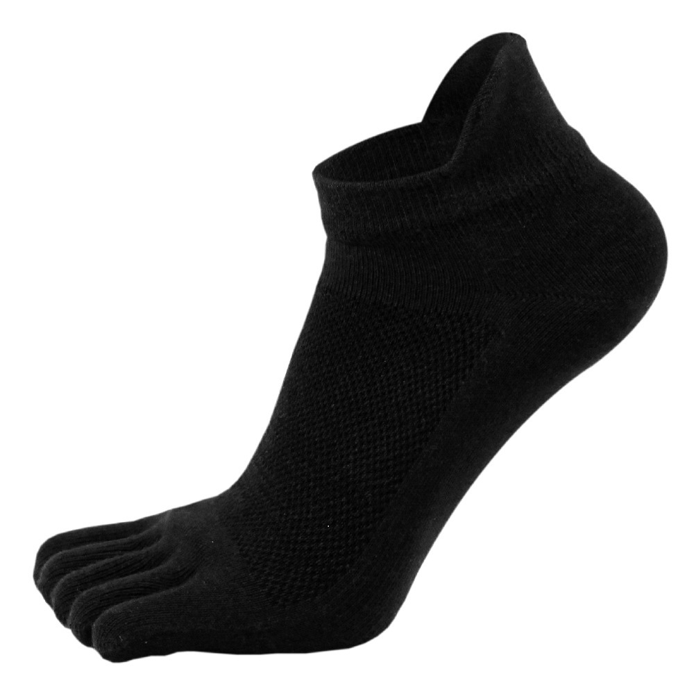 1/5 ペア綿メンズ 5 本指ソックス夏用ソリッドカラーメッ - Outdoor Sport Hose のレビューと価格