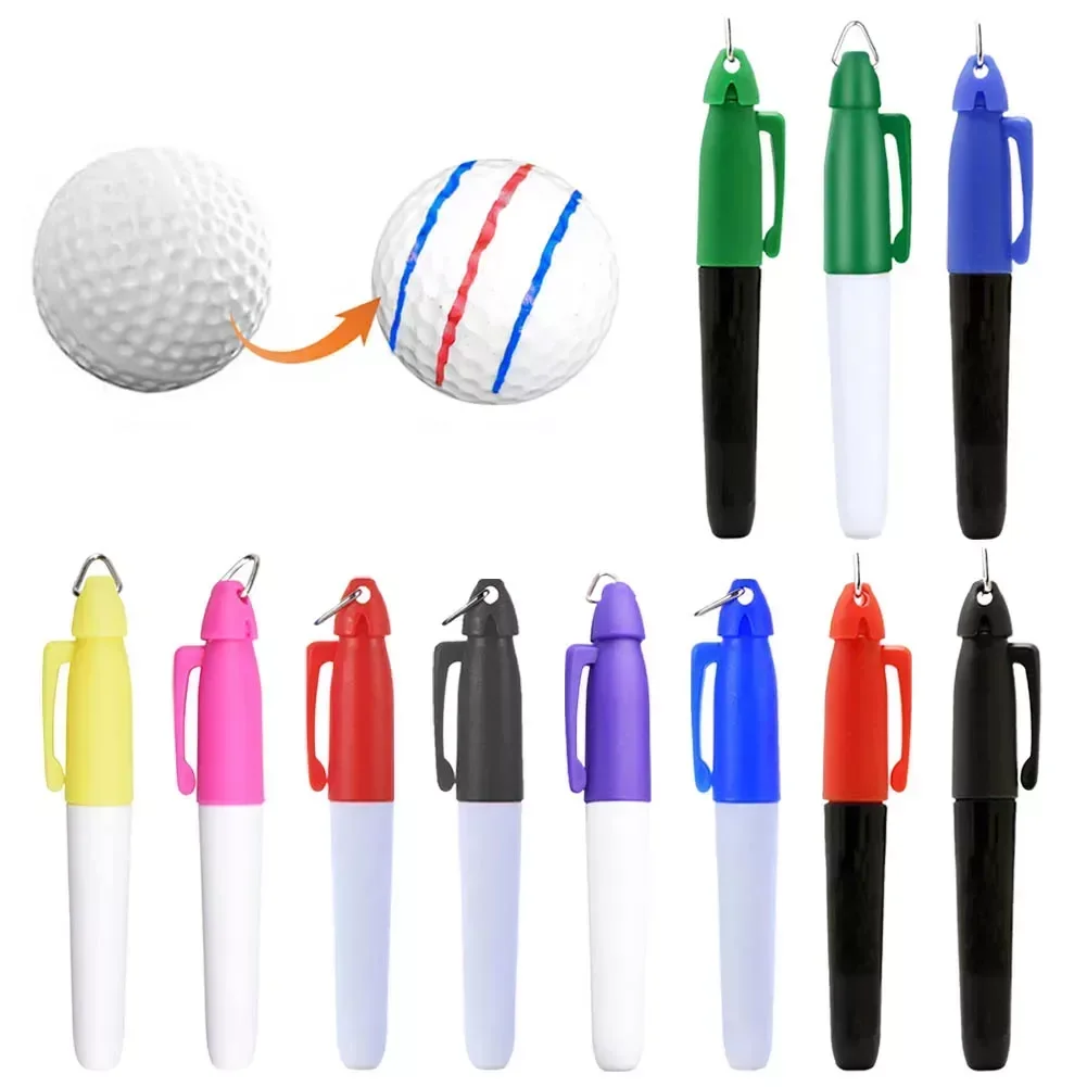 プロのゴルフボールライナーマーカーペンハングフック描画アライ - Outdoor Sport Drawing のレビューと価格