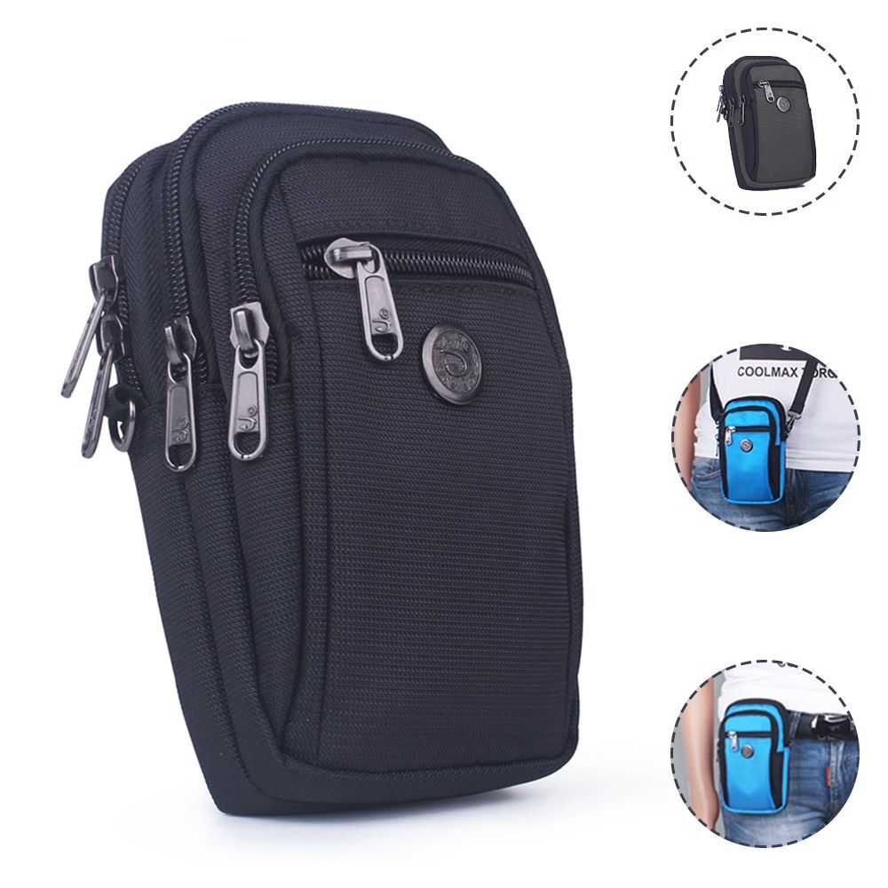 新しい防水男性女性ウエストパックオックスフォード多機能男性ベ - Outdoor Sport Bag のレビューと価格