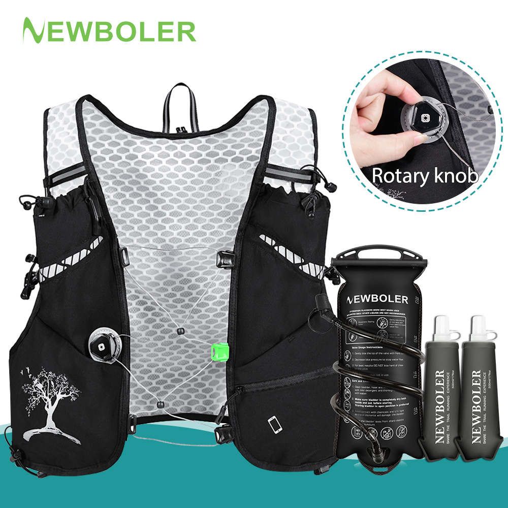 NEWBOLER 8L アウトドアトレイルランニングバックパ - Trail Running Vest のレビューと価格