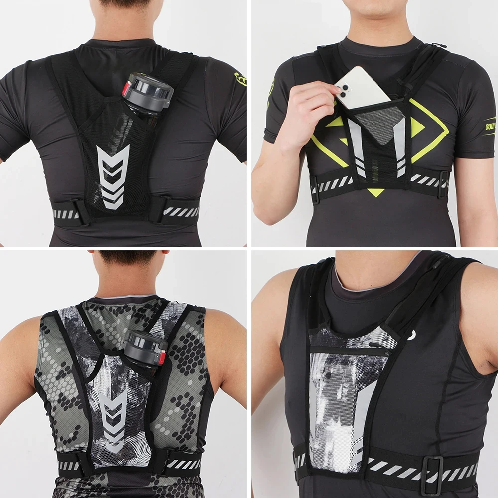 OSSOHH ランニングベスト 1 個、超軽量反射ランニング - Trail Running Vest のレビューと価格
