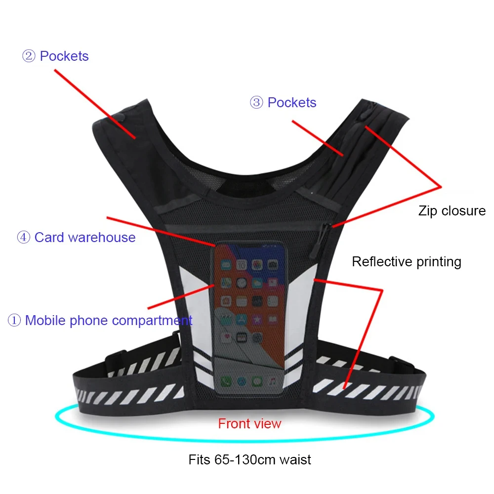 OSSOHH ランニングベスト 1 個、超軽量反射ランニング - Trail Running Vest のレビューと価格