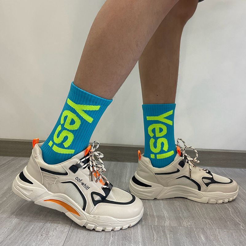 5ペア「はい！」 ミッドクルーソックス メンズ/レディース  - Outdoor Sport Hose のレビューと価格